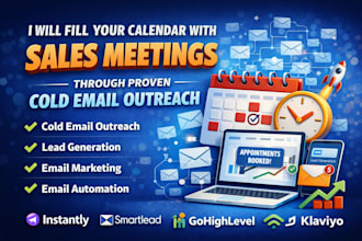 fill your calendar with sales meeting through cold email outreaching
