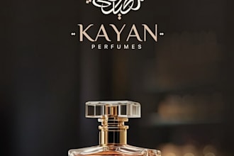 create luxury cosmetic, logo and perfume packaging with custom label