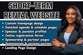 design a short term rental, vacation rental site, airbnb and rental booking site