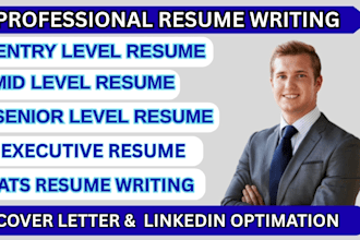 do professional resume writing, cover letter writing, and CV writing service