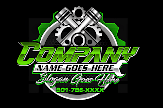 do premium automotive, mechanic, or construction logo