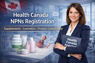register your product for npns canada and obtain health canada approval