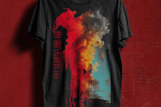 do custom typography tshirt, graphic t shirt design
