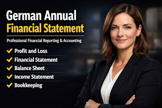 prepare profit loss, balance sheet,tax return german financial statements,bilanz