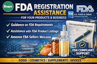 assist with fda registration and listing for your business or product