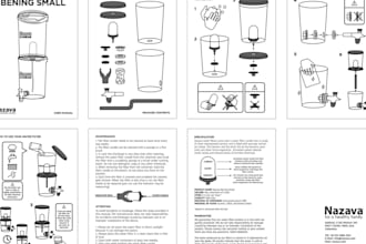 design booklet, step by step user manual, instructional guide and product manual