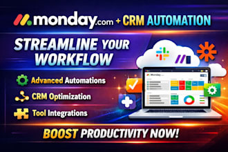 monday crm automation monday crm workflow board setup