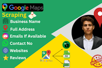do google maps scraping, b2b leads pull, b2b data extraction