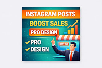 create modern instagram post designs for your business