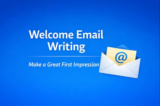 write a short welcome email for your business