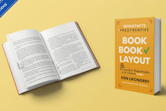 professionally design your KDP book layout and cover page