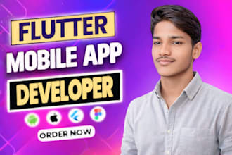 develop flutter mobile app with supabase backend