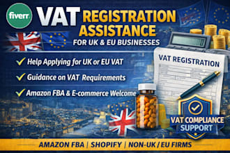 assist with vat registration for UK or eu business