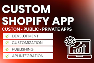 develop custom shopify app for your store