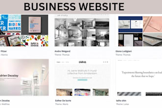 design portfolio website business website conference website using wordpress