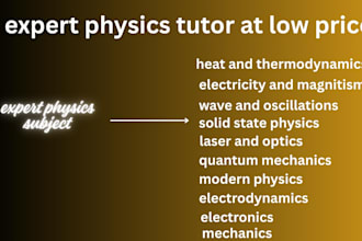 expert physics tutor at a low price