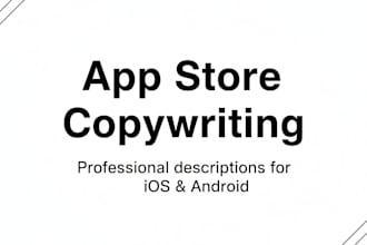 app store and google play descriptions that sell