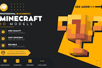 create great looking custom minecraft 3d models