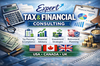 provide professional tax and financial consulting for US, canada, UK
