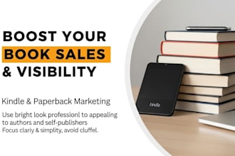professionally promote your amazon book to boost sales, ranking, and visibility