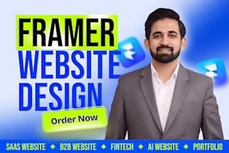 develop responsive framer website, framer landing page, figma to framer