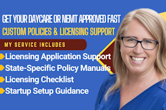 write compliant policy and procedure manual for group homecare licensing