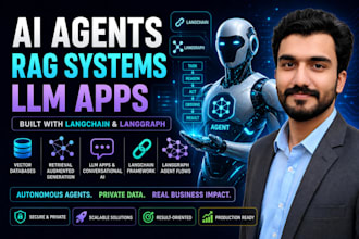 build custom rag systems, ai agents, and llm apps with langchain, langraph