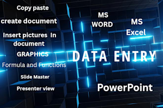do data entry for yor business