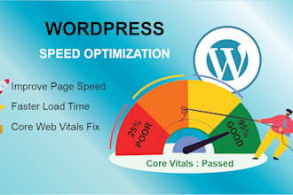 do wordpress speed optimization and fix slow website