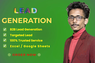 do b2b lead generation and targeted leads in excel sheets