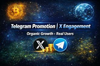 promote telegram coin channel, pump meme telegram group, x marketing engagement
