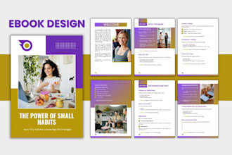 do professional ebook, PDF lead magnet, and workbook