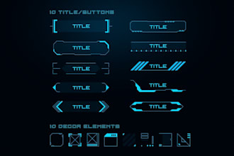 design professional game UI design for your mobile game and PC