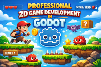 make a 2d platformer game in godot