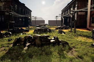 design 3d survival horror game environment, ue5 level design and open world map