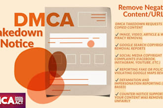 remove infringing,,stolen,leaked and defaming content from google under dmca