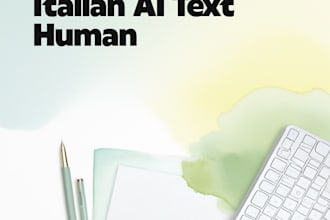 proofread and edit italian ai text