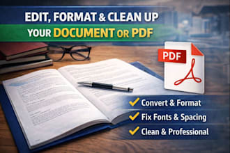 professionally clean and format your word or powerpoint document