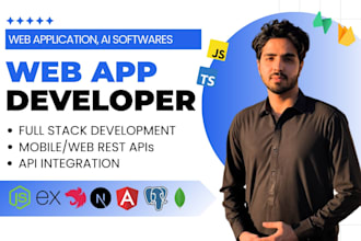be a software developer full stack mern mean web developer for web applications