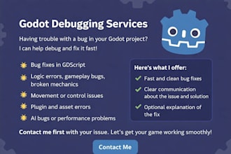 help you to fix bugs and optimize your godot game