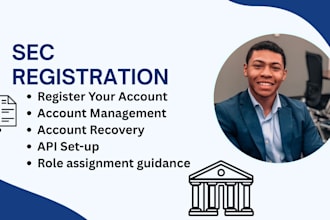 help you register for sec edgar access and file form id