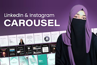 design carousels for linkedin and instagram