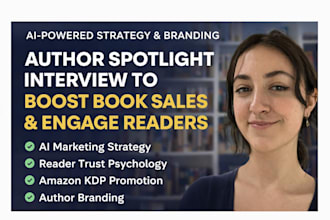 host an author spotlight interview to boost amazon KDP book visibility