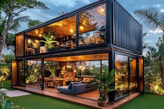 design tiny house, cabin, and container house plans with permit drawings