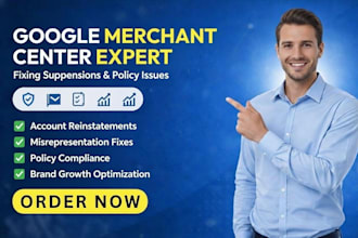 fix google merchant center suspension and misrepresentation