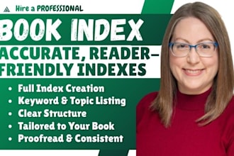 create your back of book index