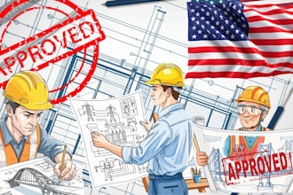 do massachusetts, ohio stamp pe stamp architectural stamp for usa city permit