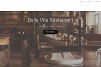 create a modern wordpress website for your small business