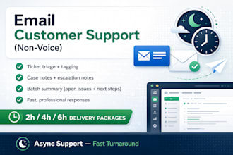 handle your email and ticket customer support backlog