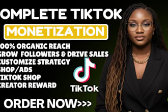 do complete tik tok monetization, tiktok promotion for creator reward program